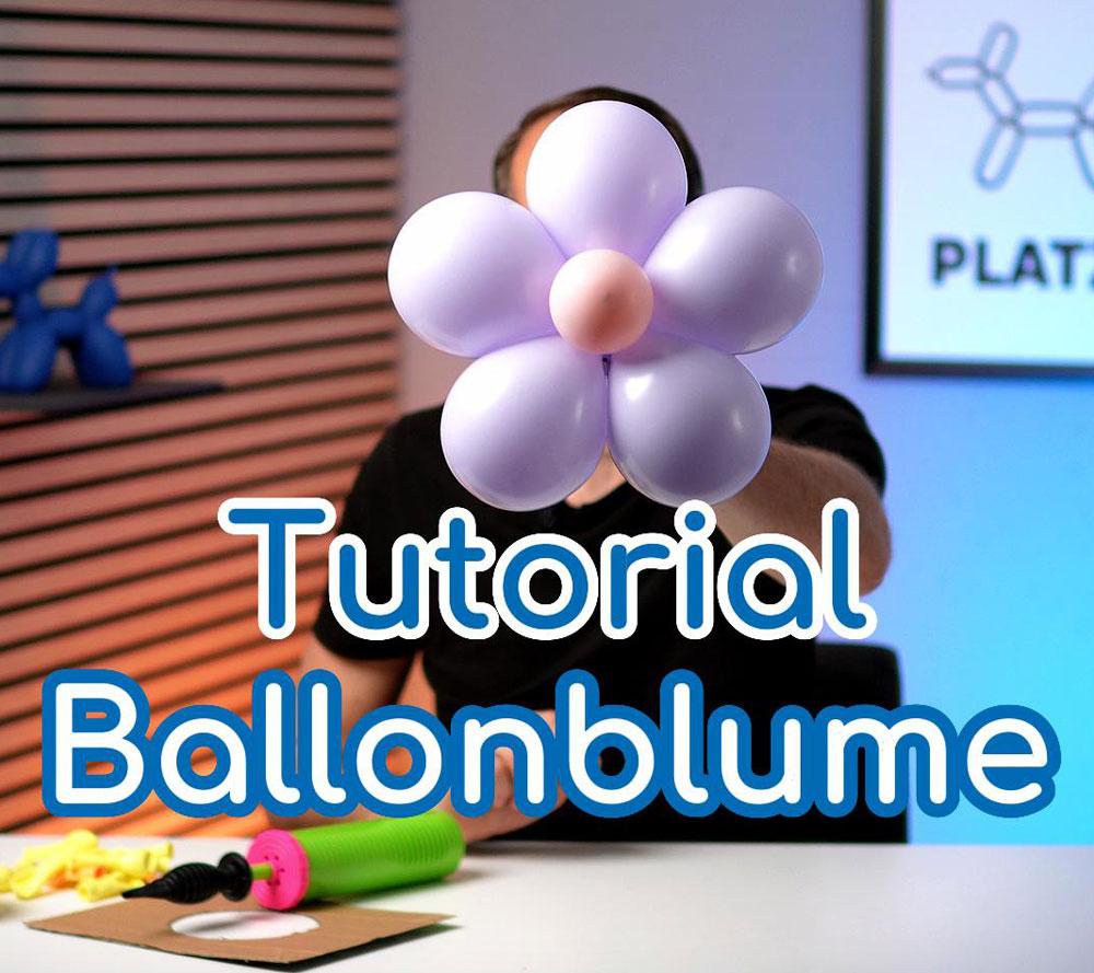 Tutorial Ballonblume als Dekoration
