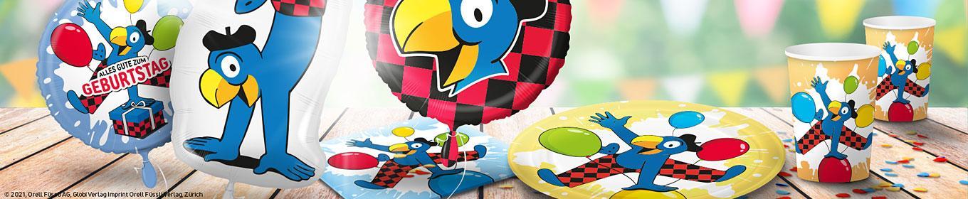 Globi Party Artikel Geburtstag