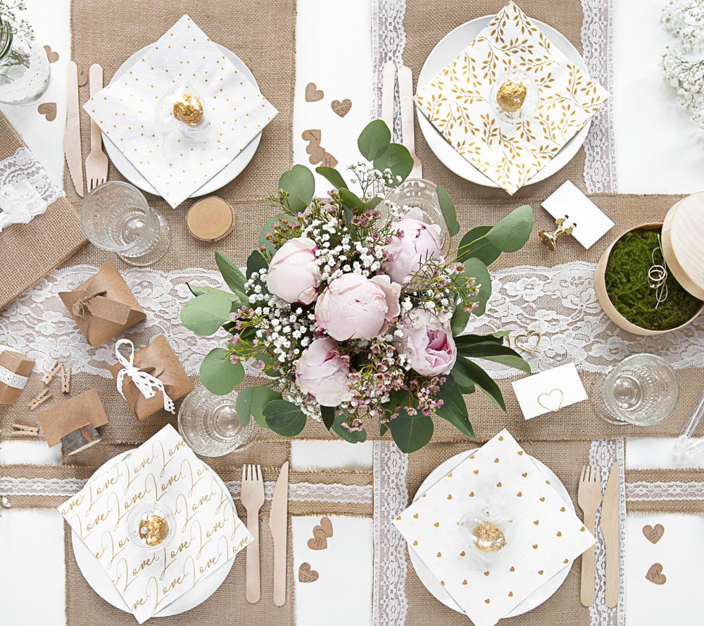 Tischdeko Hochzeit