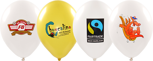 Ballondruck mehrfarbig