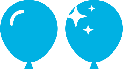 unterschiedliche Ballons