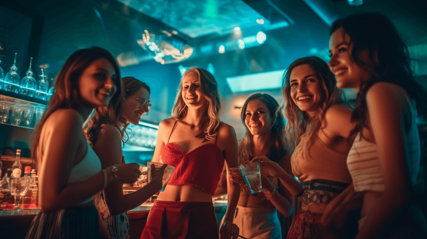 Ausgelassene Stimmung auf dem Polterabend.