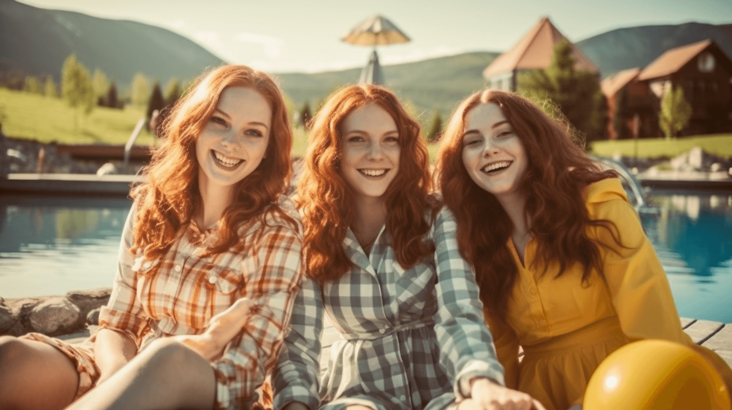 Ein entspannter Spa-Tag ist die perfekte Ergänzung zu einem Polterabend. (Midjourney by Chris Beyeler) (Midjourney by Chris Beyeler) (Midjourney by Chris Beyeler) (Midjourney by Chris Beyeler)