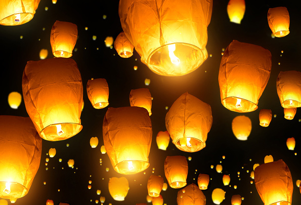 Himmelslaterne als Geschenk für beste Freundin