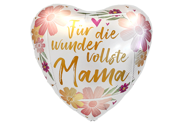 Geschenkballon für die wundervollste Mama