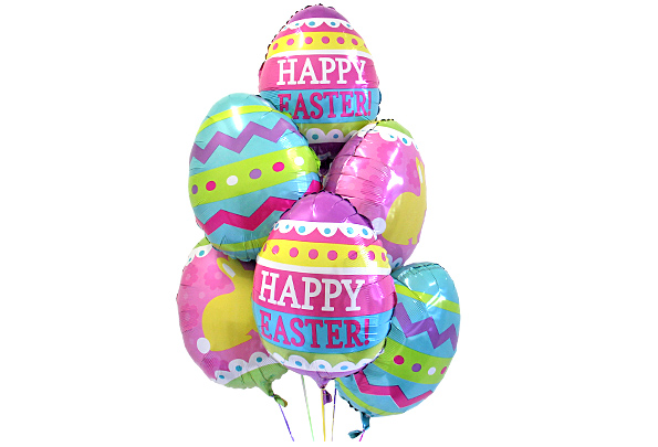 Ballons als Osterdeko