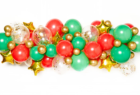 Weihnachtsdeko goldene Tasselgirlande