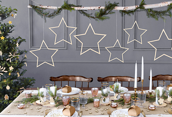 Weihnachtsdeko Holzsterne