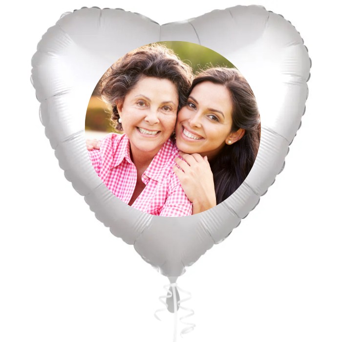 Fotoballon in Herzform