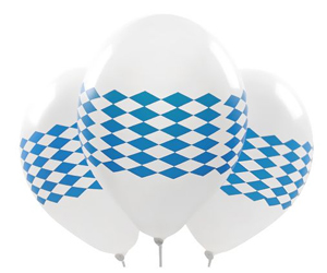 Oktoberfest Ballons weiss