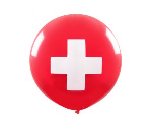 Riesenballon Schweizerkreuz