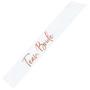 Team Bride Schärpe roségold