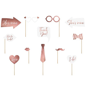 Selfie-Set Hochzeit roségold