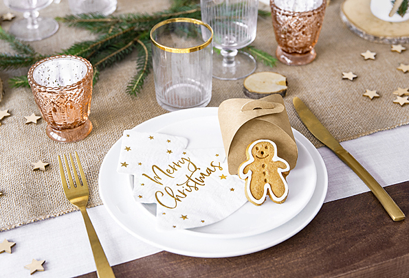 Weihnachtsdeko Weihnachtsbaum-Servietten