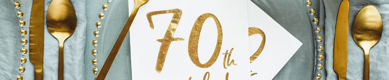 Deko 70. + Geburtstag Deko 70. + Geburtstag