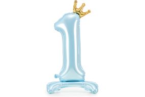 airballoon zahl 1 blau 