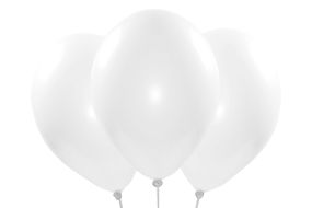 Grosse Ballons weiss