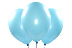 Ballons hellblau