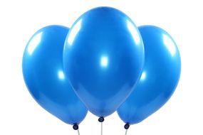 Ballons koenigsblau