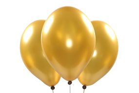 Metallic-Ballons gold