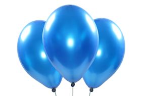 Metallic-Ballons koenigsblau