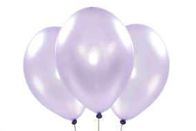 Metallic-Ballons lavendel