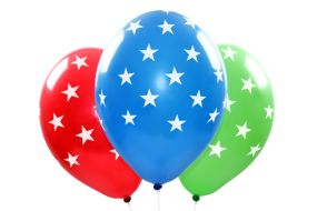 Sterne Ballons assortiert