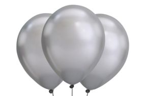 Ballons silber Chrome