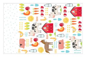 bauernhof tischdecke 