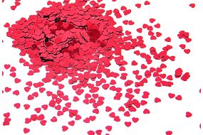 deko konfetti herz rot 1
