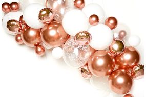 diy girlande rosegold 