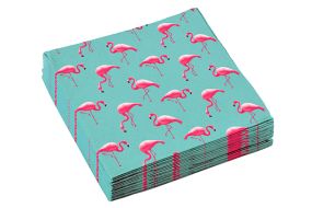flamingo servietten 