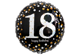18 Geburtstag Ballon elegant