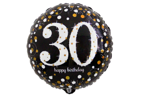 30 Geburtstag Ballon elegant