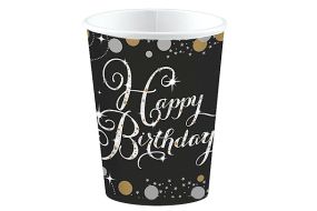 happy birthday elegant becher 