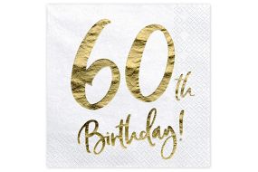 happy birthday elegant servietten 60 gold 1 