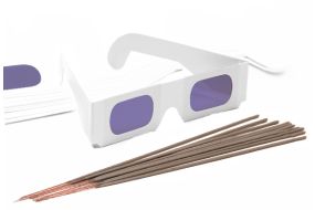 Herzbrillen-Set weiss