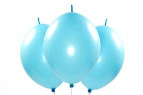 Kettenballons hellblau