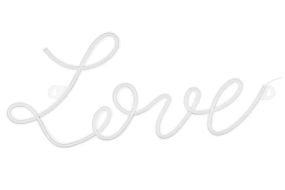 led schriftzug love 