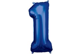 maxi zahl blau 1 