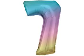 maxi zahl regenbogen 7 