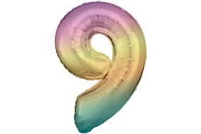 maxi zahl regenbogen 9 