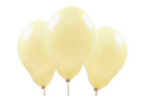 miniballons gelb soft 1 