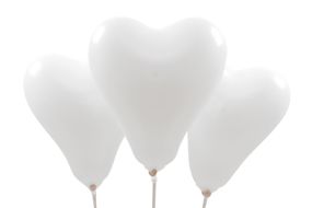 miniballons herz weiss 1 