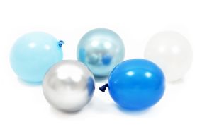 miniballons mix blau 
