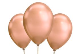miniballons rosegold chrom 