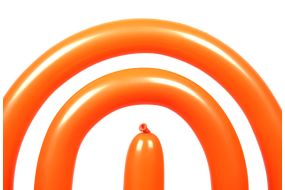 Modellierballons orange