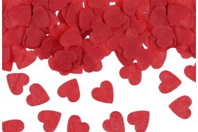 papierkonfetti herzrot 