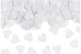 papierkonfetti herzweiss 