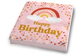 regenbogen servietten 